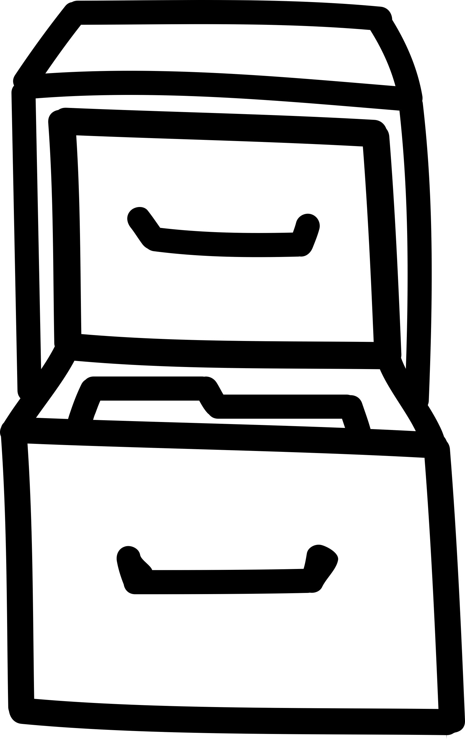 Drawers Hand Drawn Tool Outline Tracing Svg Vector Free Vectors